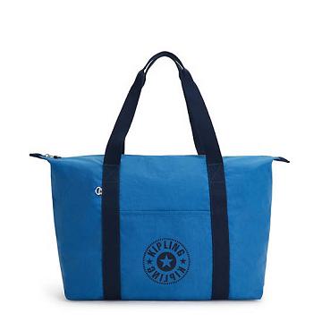 Kipling Art Medium Lite Tote Bags Racing Blue | CA 1449TC